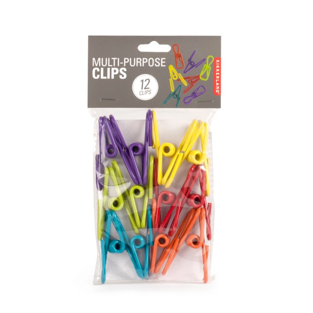 Kikkerland, Gifts, Multipurpose, Clips, 286350